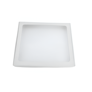 Caja galletera Caple blanco con ventana de 30 x 25 x 3 cm. 50 Pzs. - Imagen 2