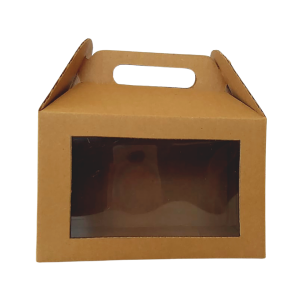Box lunch mediana con ventana 18 x 11.5 x 12 cm. 50 Pzs. - Imagen 2