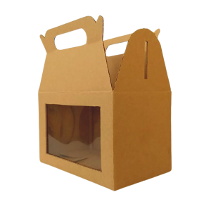 Box lunch mediana con ventana 18 x 11.5 x 12 cm. 50 Pzs. - Imagen 3