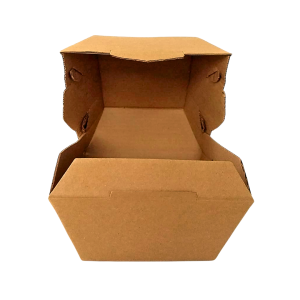 Empaque kraft para una hamburguesa de 10 x 10 x 12 cm. 50 Pzs. - Imagen 4