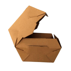Empaque kraft para una hamburguesa de 10 x 10 x 12 cm. 50 Pzs. - Imagen 2