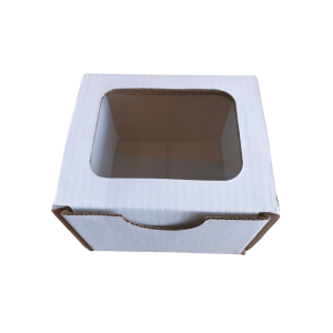 Caja Blanca con ventana 10 x 9 x 8 cm. 50 Pzs. - Imagen 3