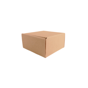 Caja Kraft 6 x 6 x 3 cm. 50 Pzs.