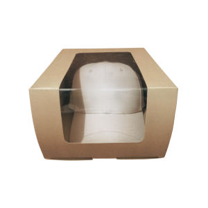 Caja para gorra kraft 20 x 22 x 13 cm. 50 Pzs.