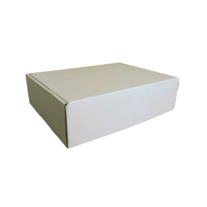 Caja Blanca 33 x 24 x 9 cm. 50 Pzs.