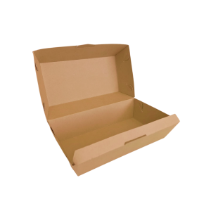 Empaque caple kraft para doble hamburguesa de 20 x 10 x 10 cm. 50 Pzs. - Imagen 2