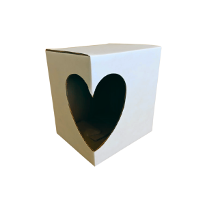 Caja para taza blanca de 12 x 10 x 13 cm. 50 Pzs.