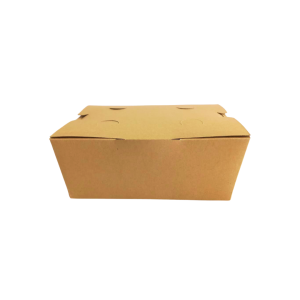 Empaque caple kraft para sushi de 17 x 14 x 6.5 cm. 60 Pzs.