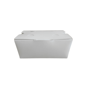 Empaque cartulina sulfatada blanca para sushi de 17 x 14 x 6.5 cm. 60 Pzs.