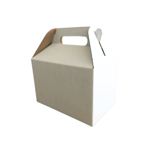 Box lunch blanca mediana de 18 x 11.5 x 12 cm. 50 Pzs. - Imagen 2