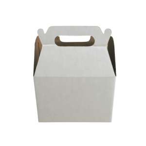 Box lunch blanca mediana de 18 x 11.5 x 12 cm. 50 Pzs. - Imagen 4