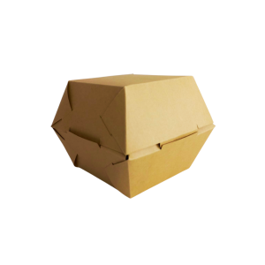 Empaque caple kraft para una hamburguesa de 10 x 10 x 12 cm. 50 Pzs. - Imagen 2