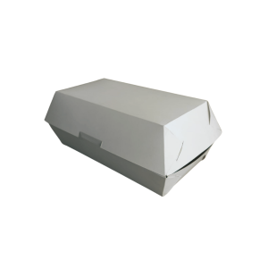 Empaque caple blanco para doble hamburguesa de 20 x 10 x 10 cm. 50 Pzs. - Imagen 2