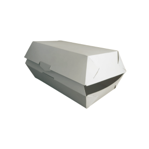 Empaque caple blanco para doble hamburguesa de 20 x 10 x 10 cm. 50 Pzs. - Imagen 3