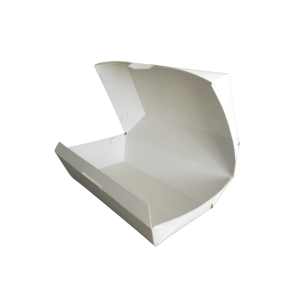 Empaque caple blanco para doble hamburguesa de 20 x 10 x 10 cm. 50 Pzs. - Imagen 4