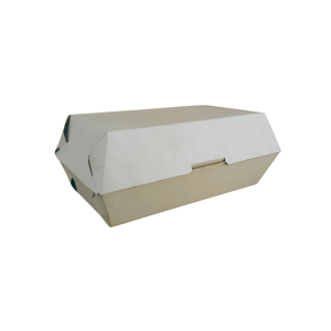 Empaque blanco para doble hamburguesa de 20 x 10 x 10 cm. 50 Pzs. - Imagen 3