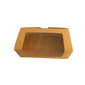 Caja para panque kraft 25 x 13 x 9  cm. 50 Pzs. - Imagen 3