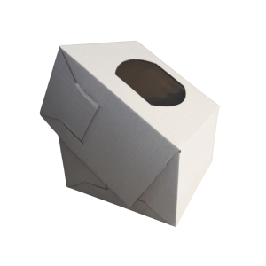 Caja pastelera blanca 25 x 25 x 15 cm. 50 Pzs. - Imagen 2