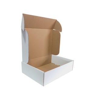 caja blanca cuadrada para empaque 35 x 35 x 10 cm. 50 Pzs. - Imagen 4