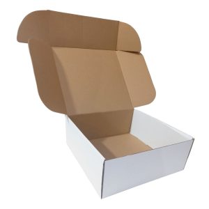 Caja blanca para empaque 37 x 27 x 10 cm. 50 Pzs. - Imagen 3